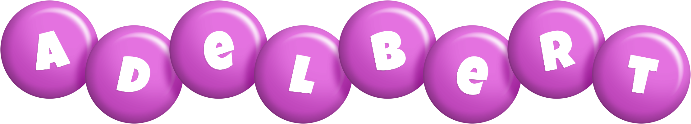 Adelbert candy-purple logo