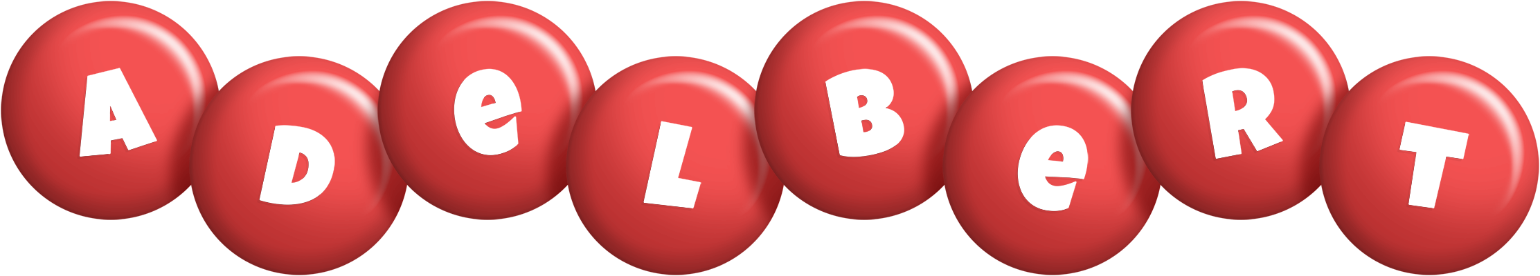 Adelbert candy-red logo