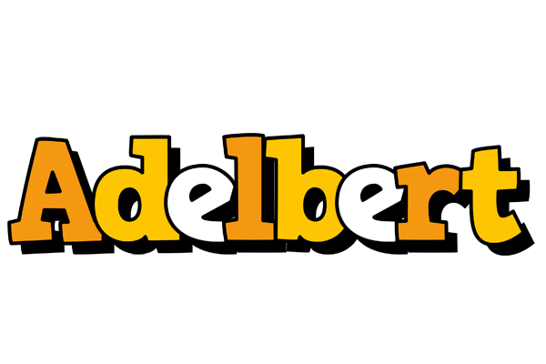 Adelbert cartoon logo