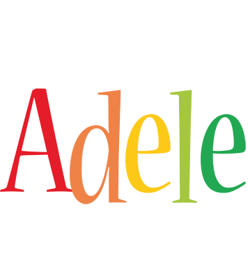 Adele birthday logo
