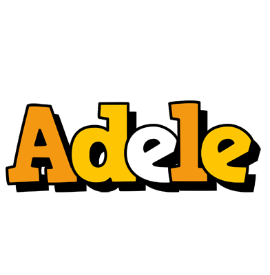 Adele cartoon logo