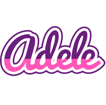 Adele cheerful logo