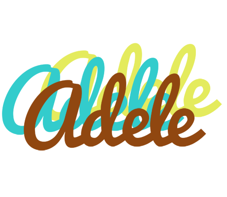 Adele cupcake logo