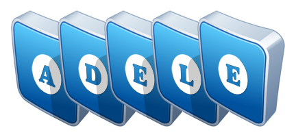 Adele flippy logo