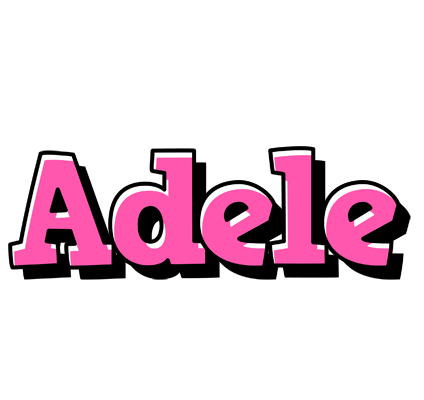 Adele girlish logo