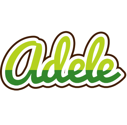 Adele golfing logo
