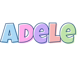 Adele pastel logo
