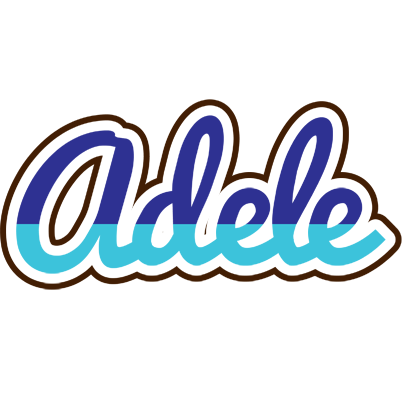 Adele raining logo