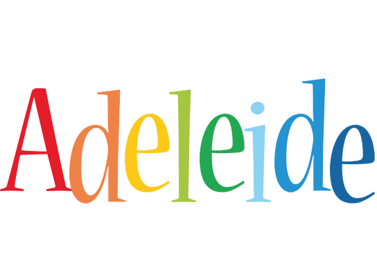 Adeleide birthday logo