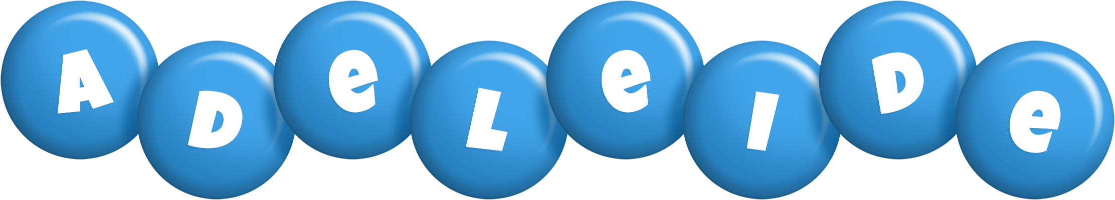 Adeleide candy-blue logo