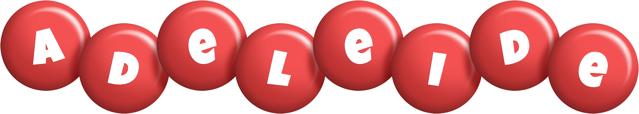 Adeleide candy-red logo