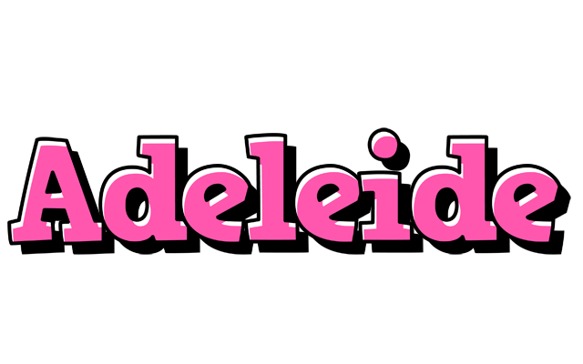 Adeleide girlish logo