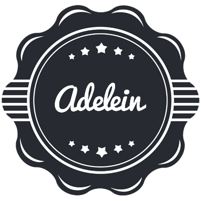 Adelein badge logo