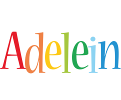 Adelein birthday logo