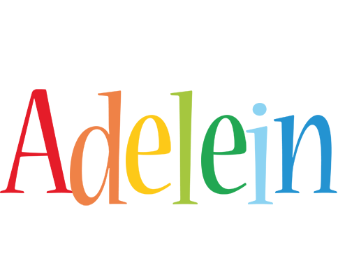 Adelein birthday logo