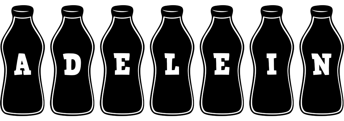 Adelein bottle logo