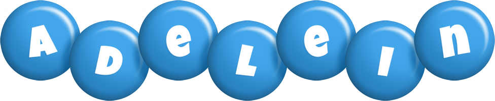 Adelein candy-blue logo