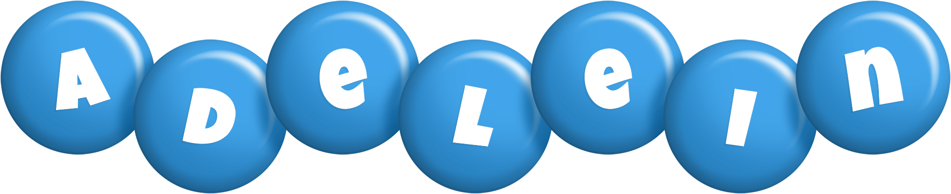 Adelein candy-blue logo