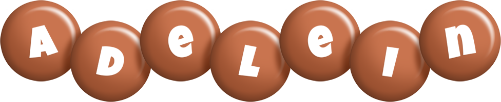 Adelein candy-brown logo