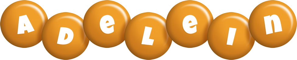 Adelein candy-orange logo