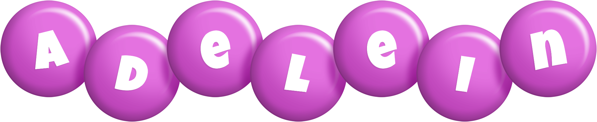 Adelein candy-purple logo