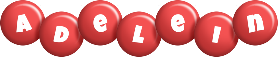Adelein candy-red logo