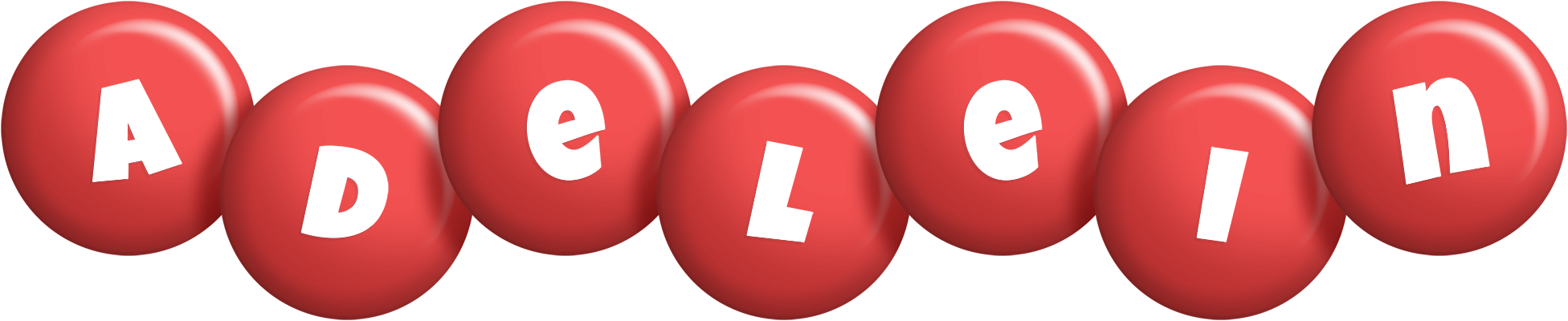 Adelein candy-red logo