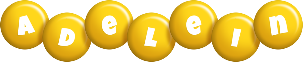 Adelein candy-yellow logo