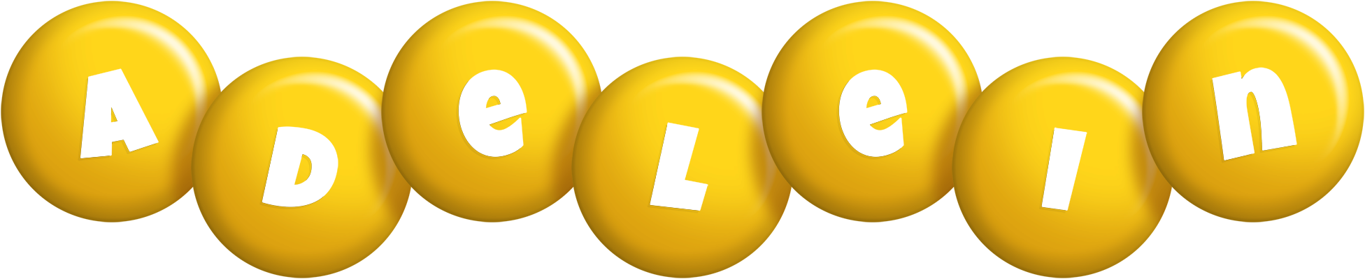 Adelein candy-yellow logo