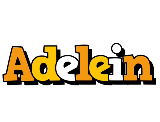 Adelein cartoon logo