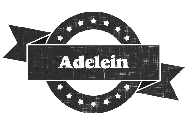Adelein grunge logo