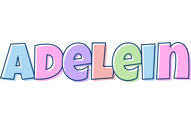 Adelein pastel logo