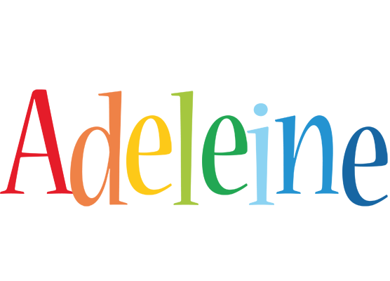 Adeleine birthday logo