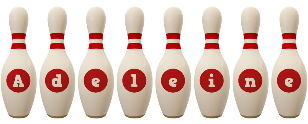 Adeleine bowling-pin logo
