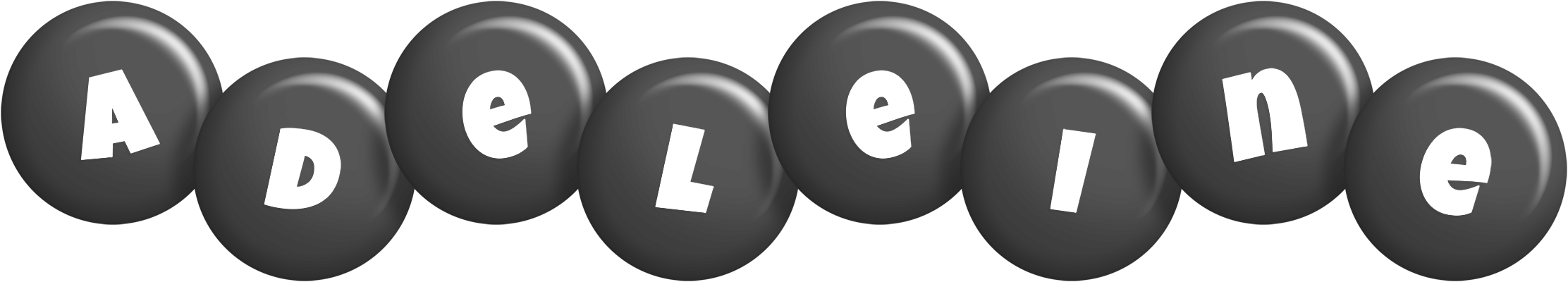 Adeleine candy-black logo