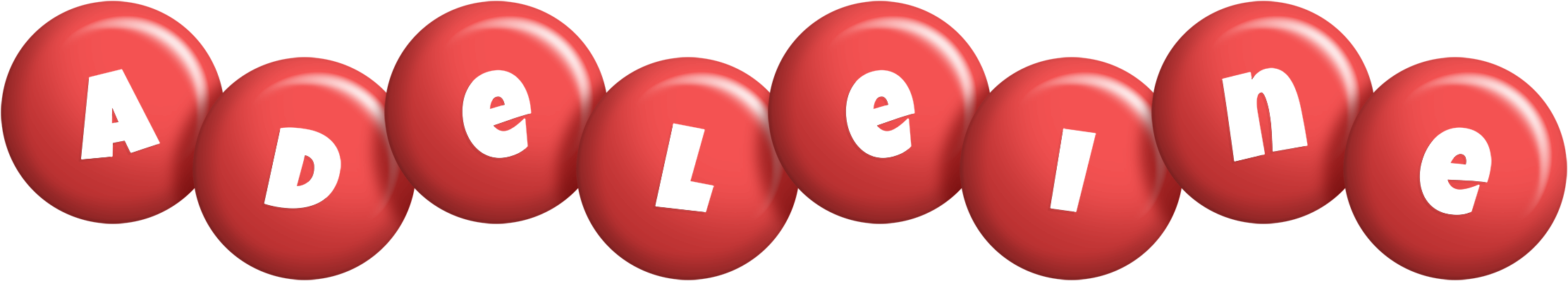 Adeleine candy-red logo