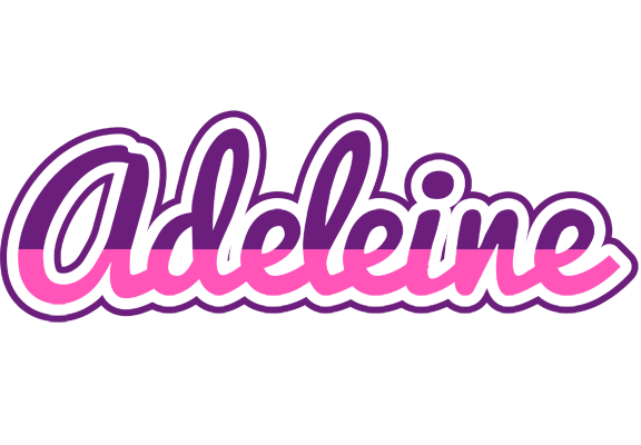 Adeleine cheerful logo