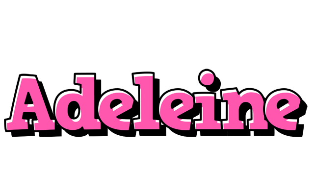 Adeleine girlish logo