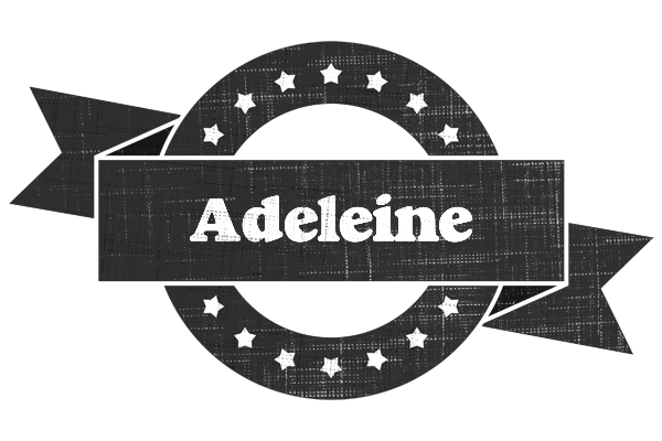 Adeleine grunge logo
