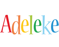 Adeleke birthday logo