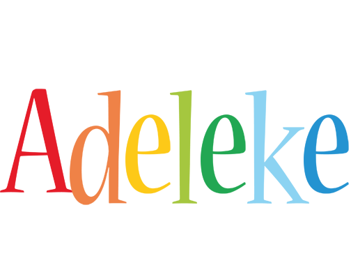 Adeleke birthday logo