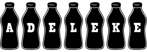 Adeleke bottle logo