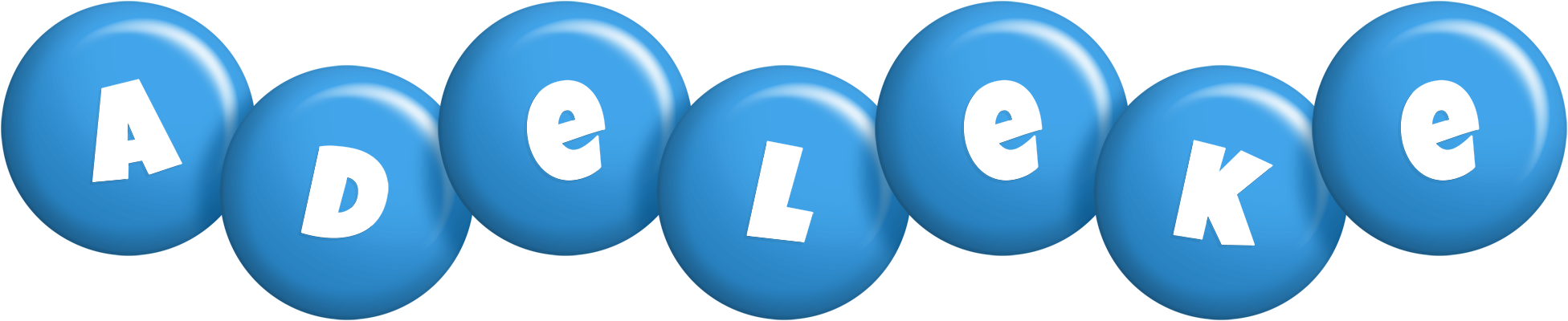 Adeleke candy-blue logo