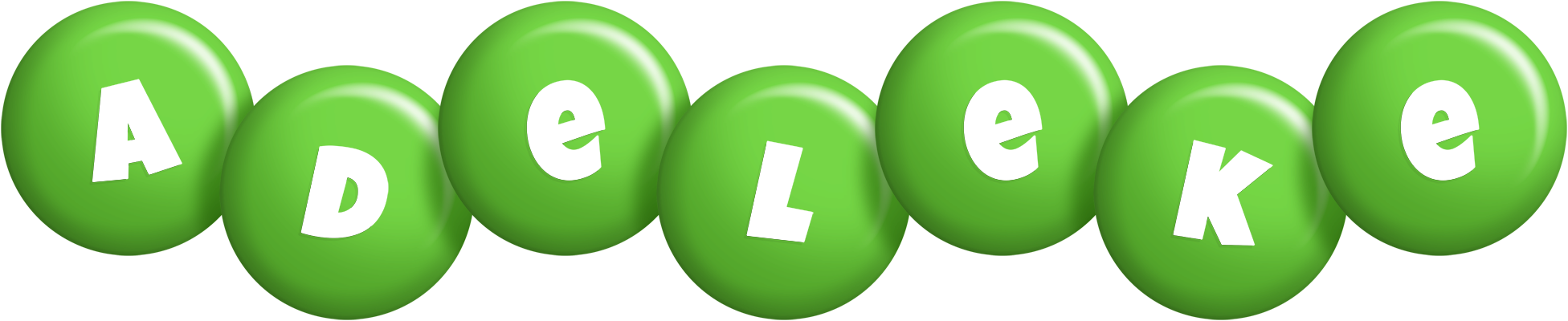 Adeleke candy-green logo