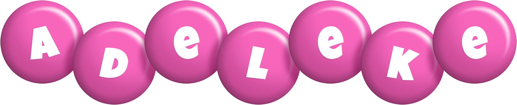 Adeleke candy-pink logo