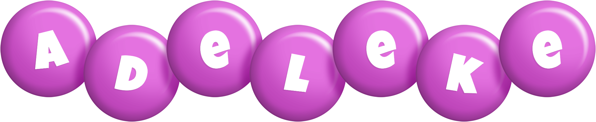 Adeleke candy-purple logo