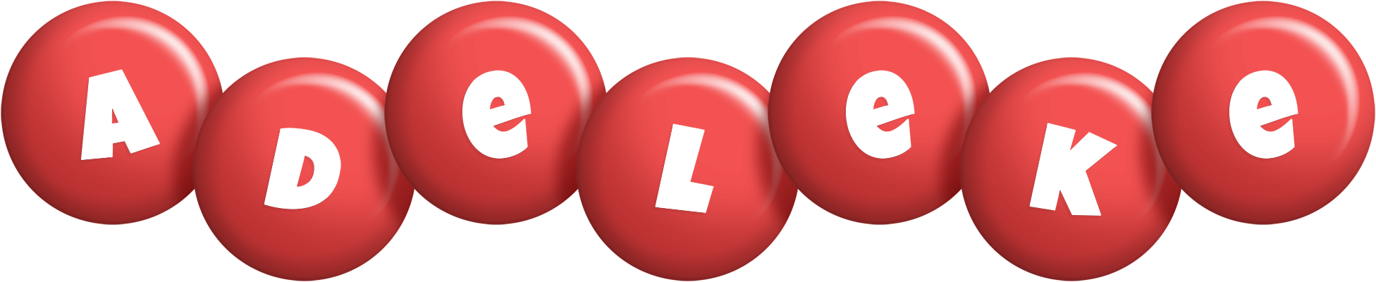 Adeleke candy-red logo