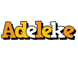 Adeleke cartoon logo