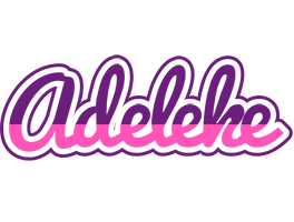 Adeleke cheerful logo