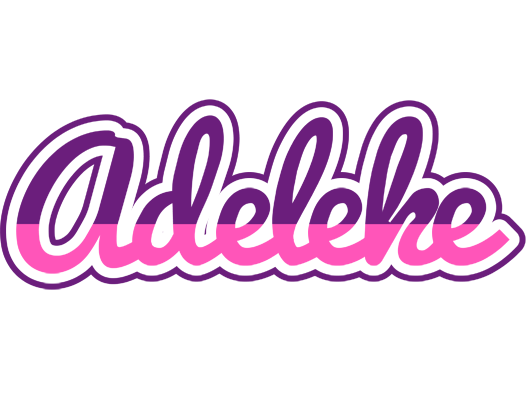 Adeleke cheerful logo